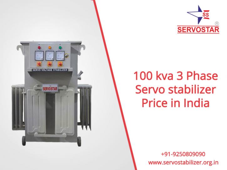 Image for 100 kva 3 phase Servo Stabilizer Price in India - Servo Star with ID of: 2869395