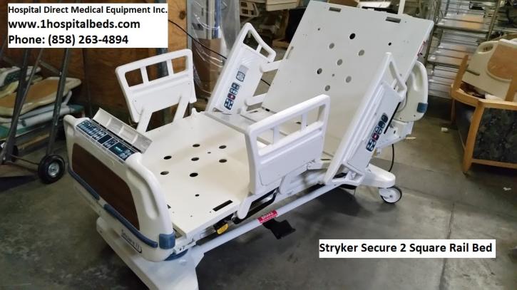 Image for Stryker Secure 2 Hospital Beds Reconditioned and Refurbished with ID of: 2875440