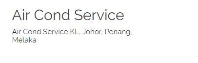 Image for Air Cond Service KL with ID of: 2876930