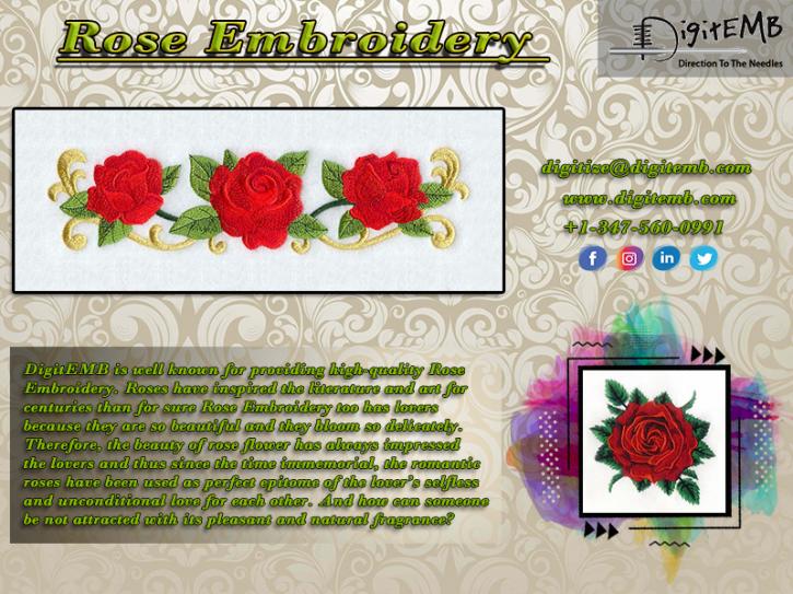 Image for Rose Embroidery with ID of: 2880629