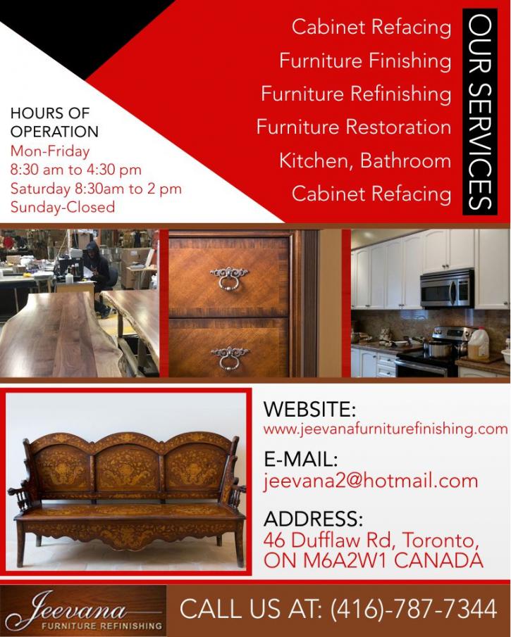 Image for Easy furniture refinishing services Toronto | JEEVANA FURNITURE FINISHING with ID of: 2905100