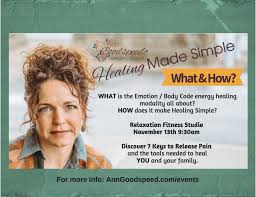 Image for Ann Goodspeed ~ Healing Made Simple with ID of: 2911291