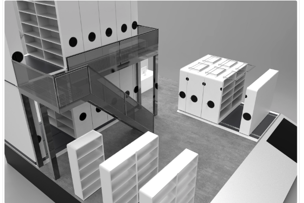 Image for Mobile Shelving System with ID of: 2923175