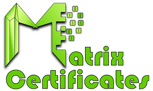 Image for Matrix Certificates with ID of: 2925305