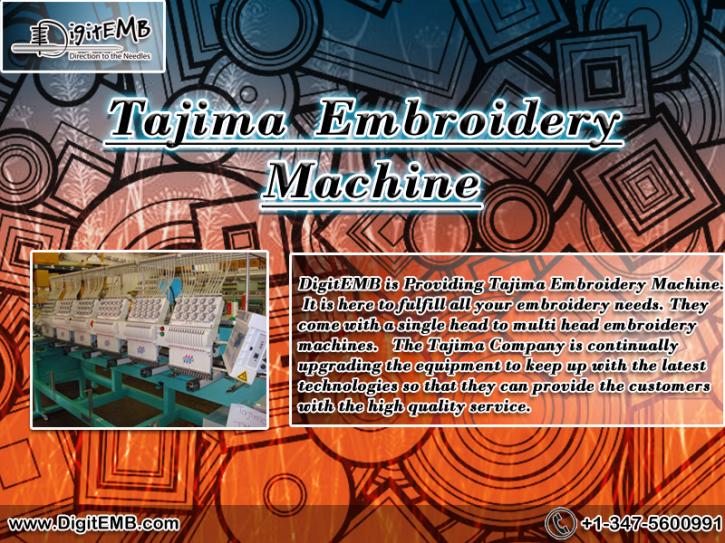 Image for Tajima Embroidery Machine with ID of: 2941343