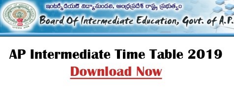 Image for Andhra Pradesh 12th Time Table 2019 with ID of: 2952391