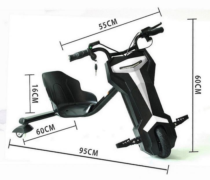 Image for Buy online Sailor BABA 3 Wheels drifting scooter(Black & White) with ID of: 2988850