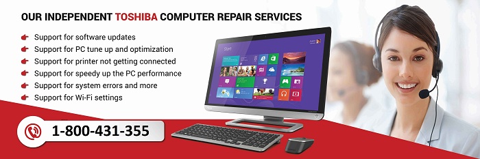 Image for Toshiba Customer Support Number 1-800-431-355 with ID of: 2989116