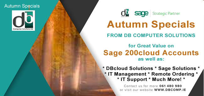 Image for AUTUMN SPECIALS FROM DB COMPUTER SOLUTIONS with ID of: 2999304