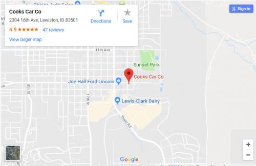Image for Cooks Car Company with ID of: 3010234