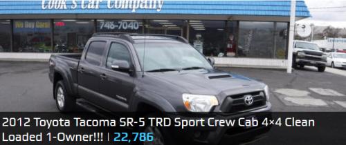 Image for Cooks Car Company with ID of: 3010235