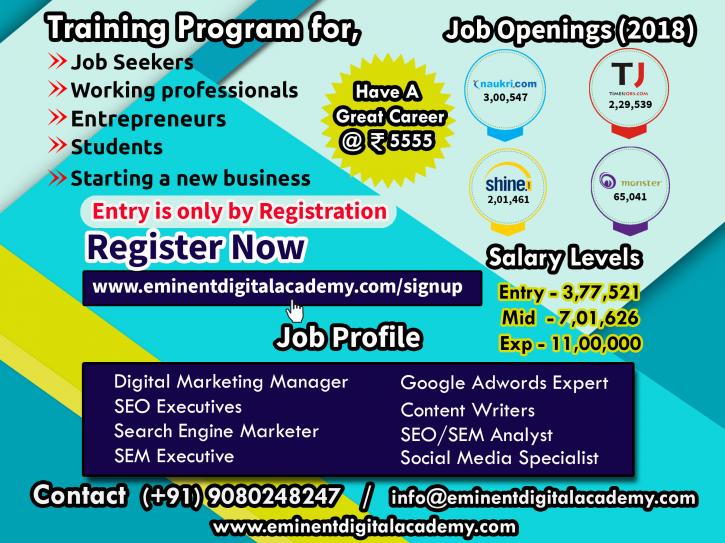 Image for Digital Marketing Certification Course in Chennai  - Eminent Digital Academy with ID of: 3015458
