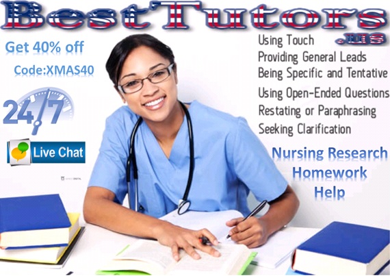 Image for Nursing Research Homework Help with The Best Tutors with ID of: 3022450