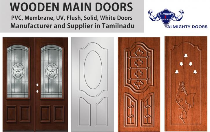 Image for Decorative Wooden Doors, PVC Doors, Flush Doors Supplier in Tamilnadu with ID of: 3031522
