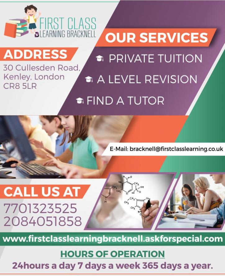 Image for Tuition centers | First Class Learning Bracknell with ID of: 3034016