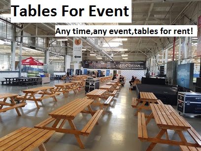 Image for Tables For Event with ID of: 3051402