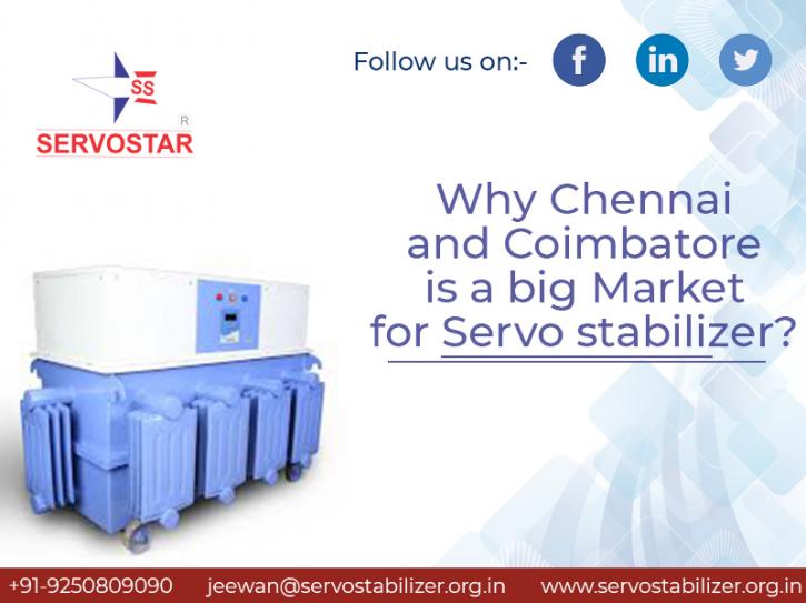 Image for Why Chennai and Coimbatore is a big market for Servo stabilizer? with ID of: 3057378