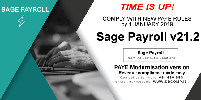 Image for SAGE PAYROLL V 21.2 FROM DB COMPUTER SOLUTIONS with ID of: 3059365