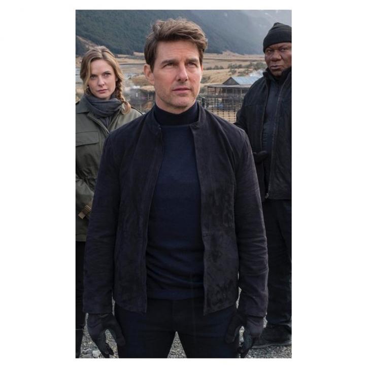 Image for Mission Impossible Fallout Tom Cruise Black Suede Jacket with ID of: 3066116