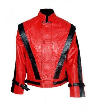 Image for Michael Jackson Thriller Red Leather Jacket with ID of: 3117803