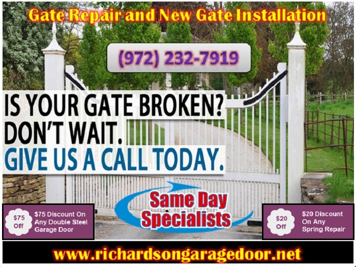 Image for Immediately Response on Automatic Gate Repair ($25.95) Richardson, TX with ID of: 3131614