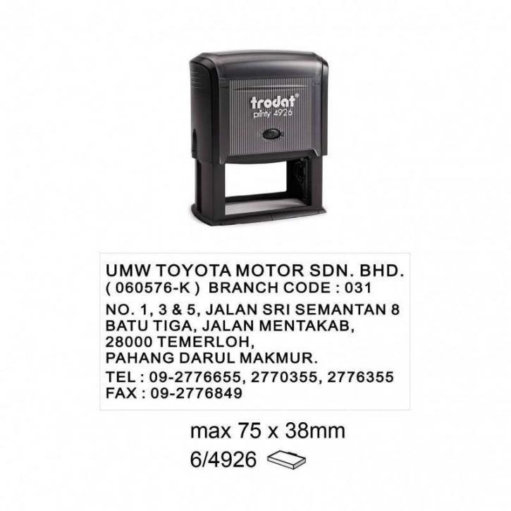 Image for NSI Express Rubber Stamp Maker in Malaysia | Desk Signage | Wall Signage with ID of: 3132351