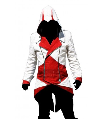 Image for Red And White Assassin's Creed 3 Connor Kenway Jacket Costume with ID of: 3142379