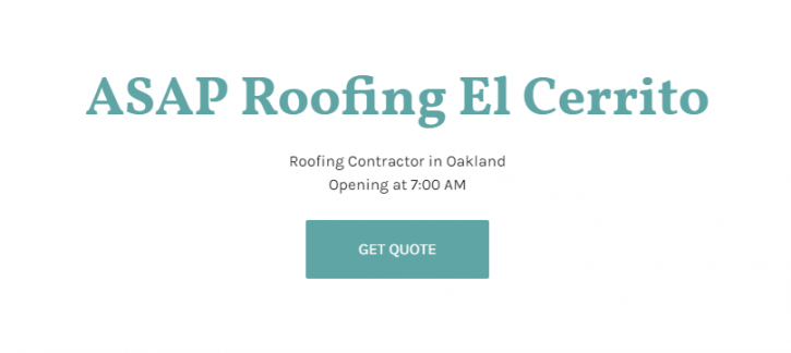 Image for ASAP Roofing El Cerrito with ID of: 3154440