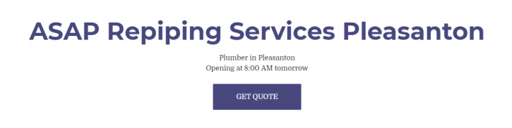 Image for ASAP Repiping Services Pleasanton with ID of: 3156887