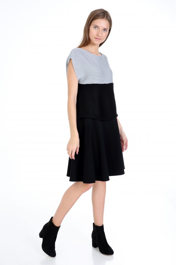 Image for A Black Line Jersey Stylish Skirts For womans online with ID of: 3227806