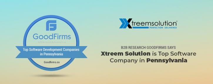 Image for GoodFirms Says: Xtreem Solution is Top Software Company in Pennsylvania with ID of: 3263215