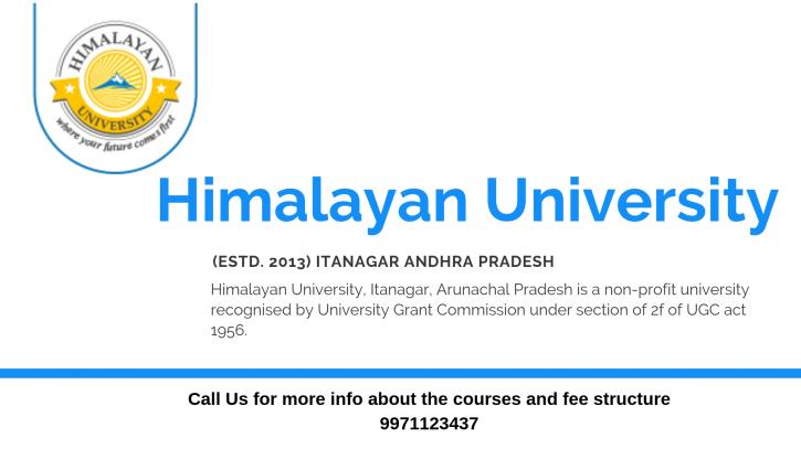 Image for Himalayan University Distance Admission Courses & Fee Structure with ID of: 3270019