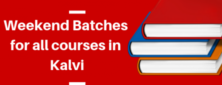 Image for Weekend Batches Kalvi with ID of: 3279352