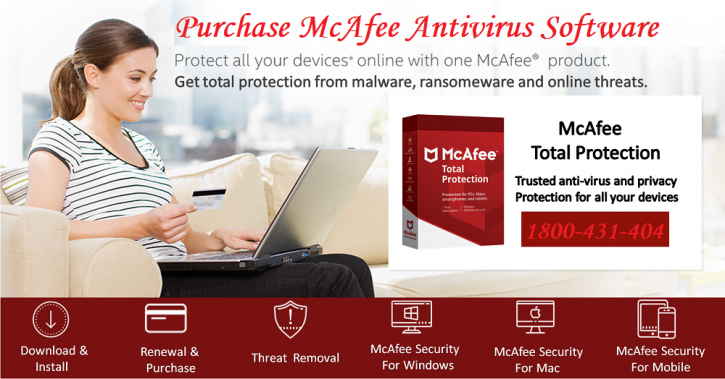 Image for Purchase Mcafee Antivirus Software And Protect your PC From Malware with ID of: 3281936