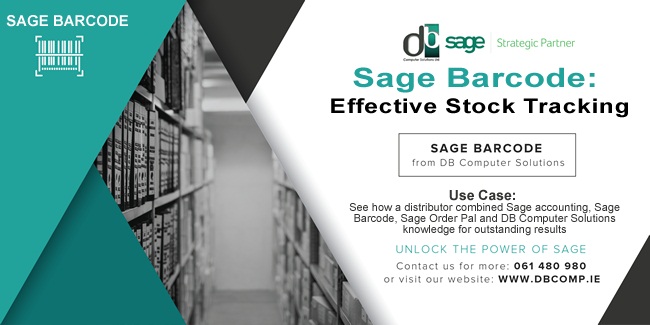 Image for SAGE BARCODE FROM DB COMPUTER SOLUTIONS with ID of: 3316155