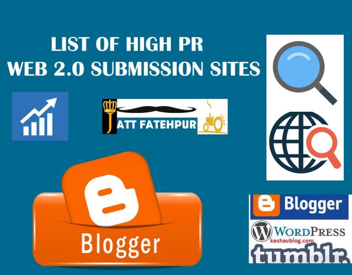 Image for List of High PR Web 2.0 Submission Sites with ID of: 3317584