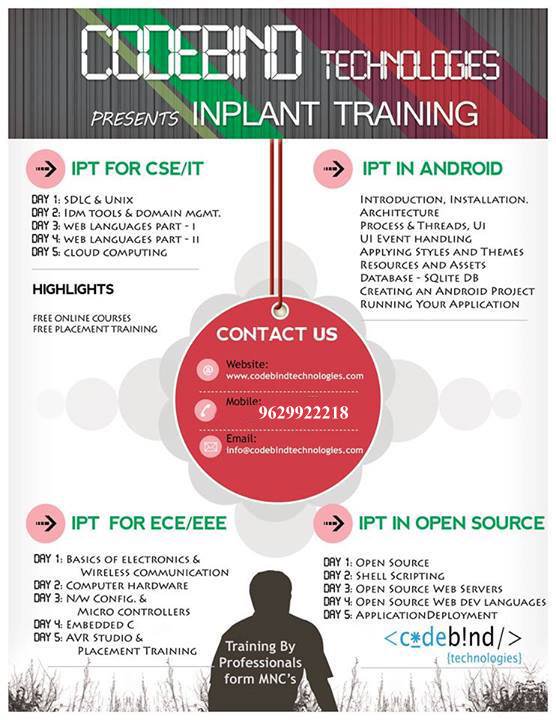 Image for inplant training in coimbatore with ID of: 3346667