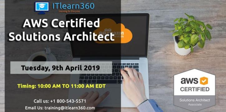 Image for AWS Certified Solutions Architect Training in Virginia  Webinar:: with ID of: 3365413