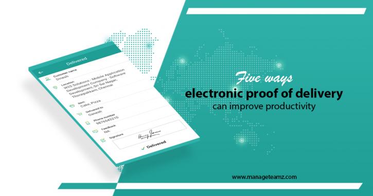 Image for Five ways Electronic Proof of Delivery can improve productivity with ID of: 3370095