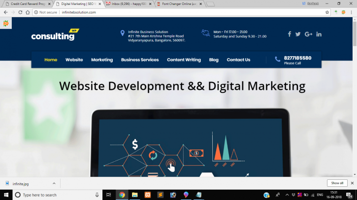 Image for Website Development Company-Infinite Business Solution with ID of: 3376018