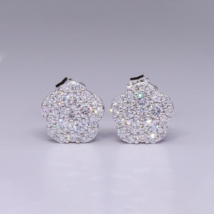 Image for Lab created diamond earrings - EVOLV with ID of: 3386808