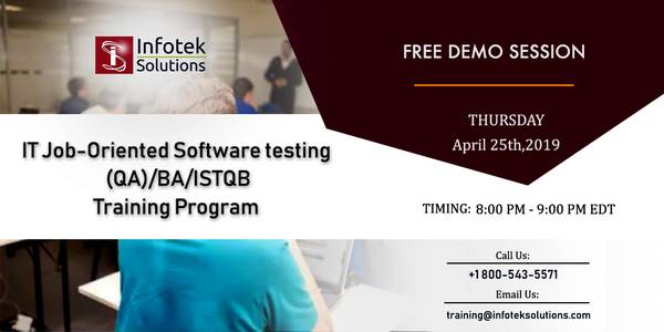 Image for IT Job-Oriented Software testing(QA)/BA/ISTQB Training Program with ID of: 3398118