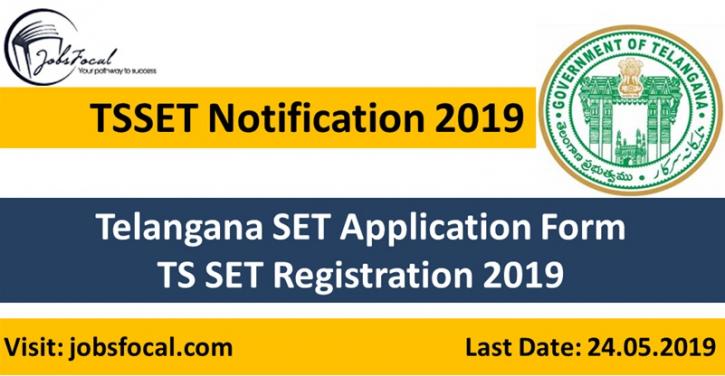Image for TSSET Notification 2019 Telangana TS SET Application Form, Registration with ID of: 3410366