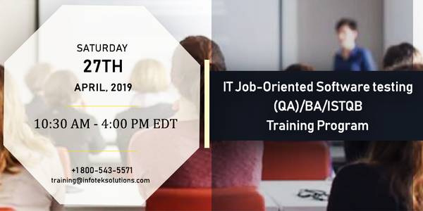 Image for IT Job-Oriented Software testing(QA)/BA/ISTQB Training Program with ID of: 3411002