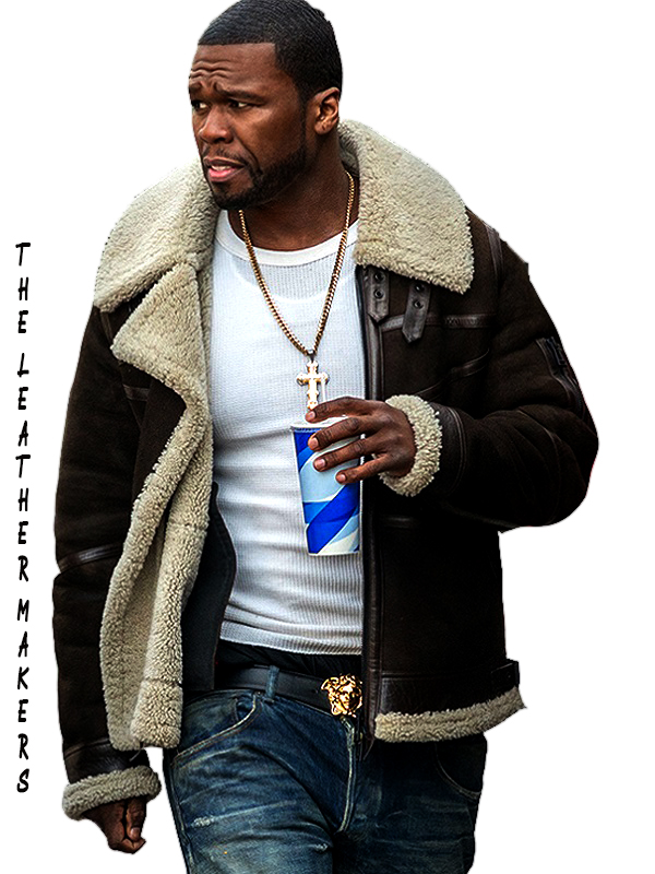 Image for POWER BROWN SHEARLING 50 CENT JACKET with ID of: 3411041