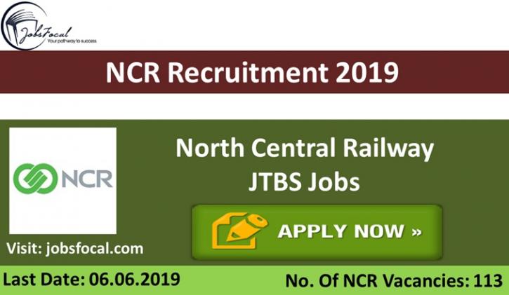 ncr railway job openings near me