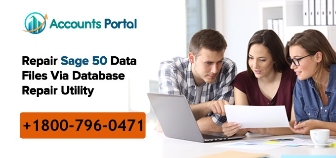 Image for How to Repair Sage 50 Data File Using Sage 50 2019 Database Repair Utility with ID of: 3436406