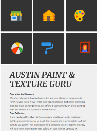 Image for AUSTIN PAINT & TEXTURE GURU with ID of: 3444853