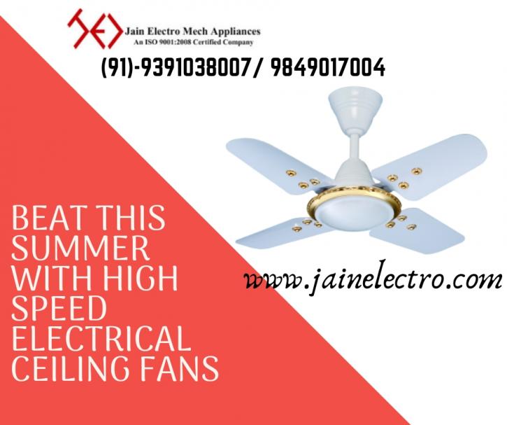 Image for Beat This Summer with High Speed Electrical Ceiling Fans with ID of: 3459342