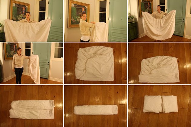 Image for HOW TO FOLD A FITTED SHEET with ID of: 3485456